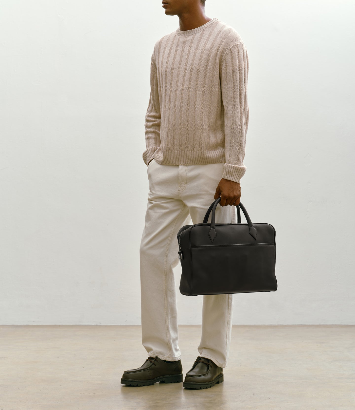 Closer All Day Supple Calfskin Black