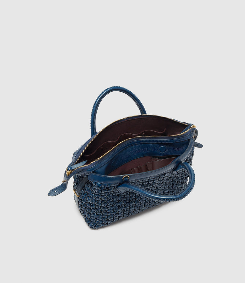 Collector's Edition: Vérité City Small Meribel Woven Sapphire 5/10