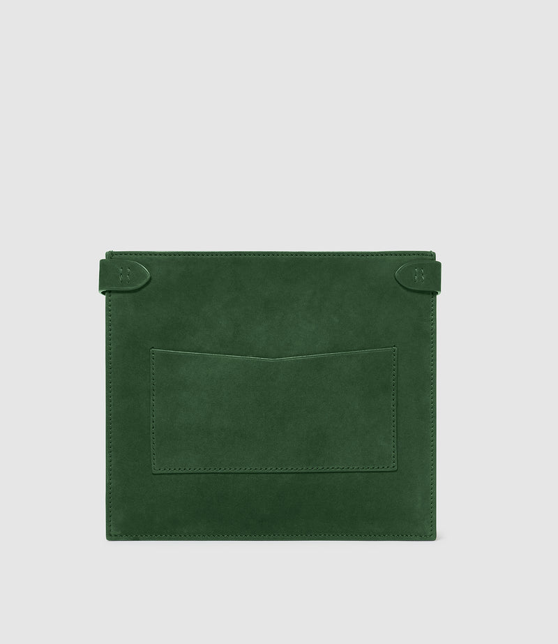 Stowaway Crossbody Nubuck Bright Emerald