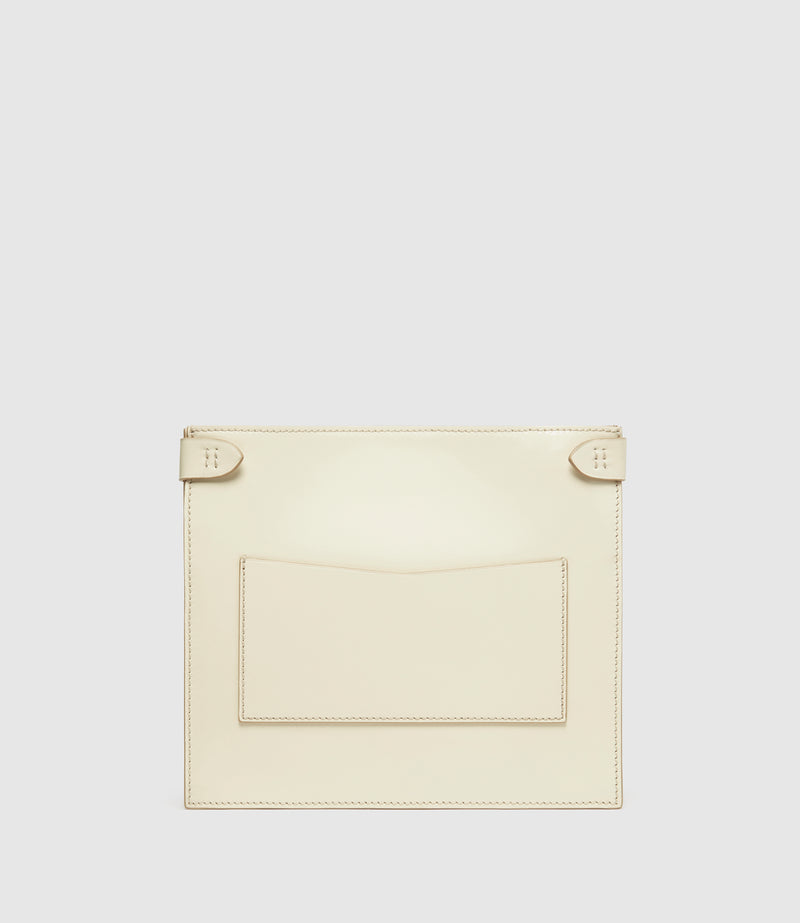 Fernando Jorge | Métier Stowaway Glossy Calfskin White Sand