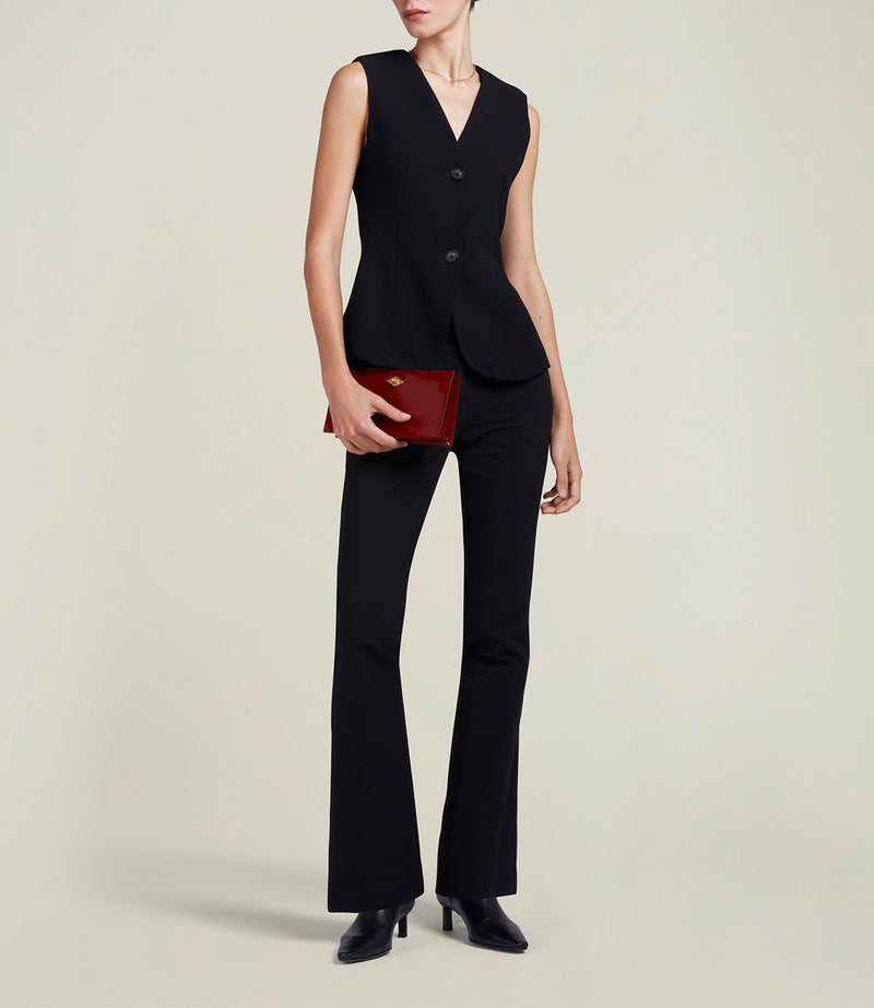 Ease Glossy Calfskin Classic Red