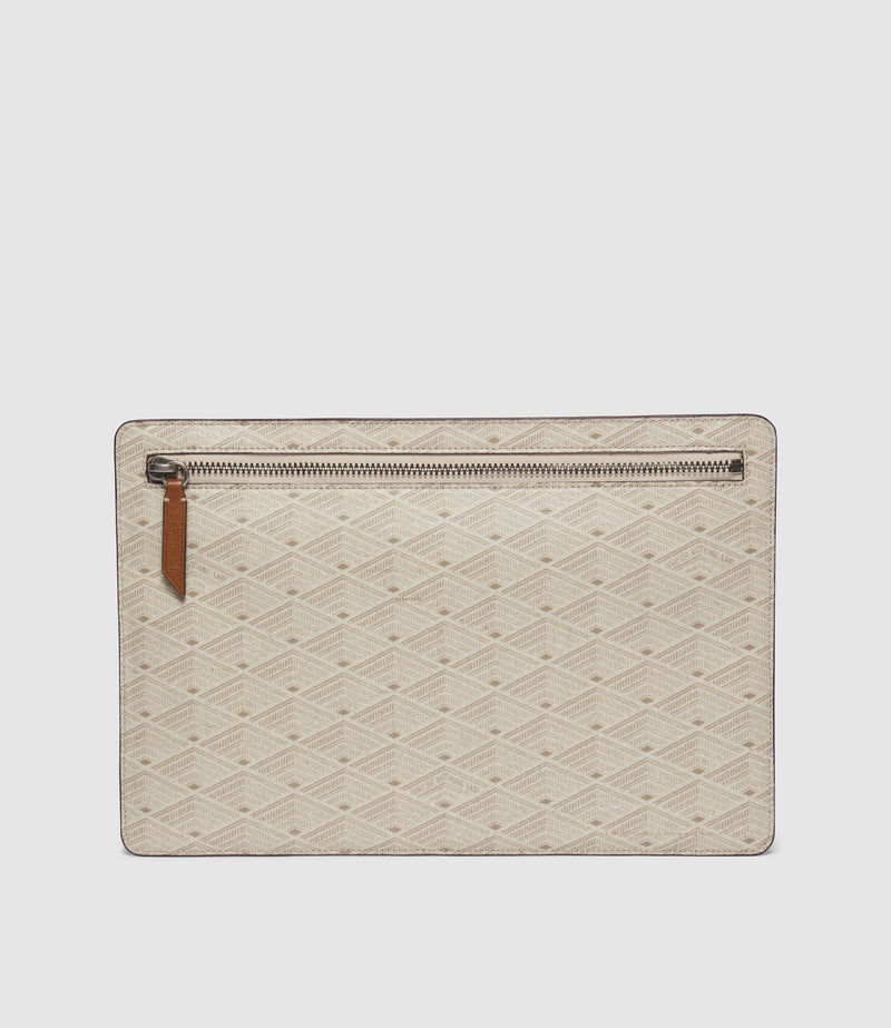 Medium Currency Wallet Signature Canvas Navy and Light