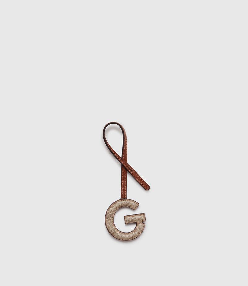 Personalisation Letter Charm Signature Canvas Light