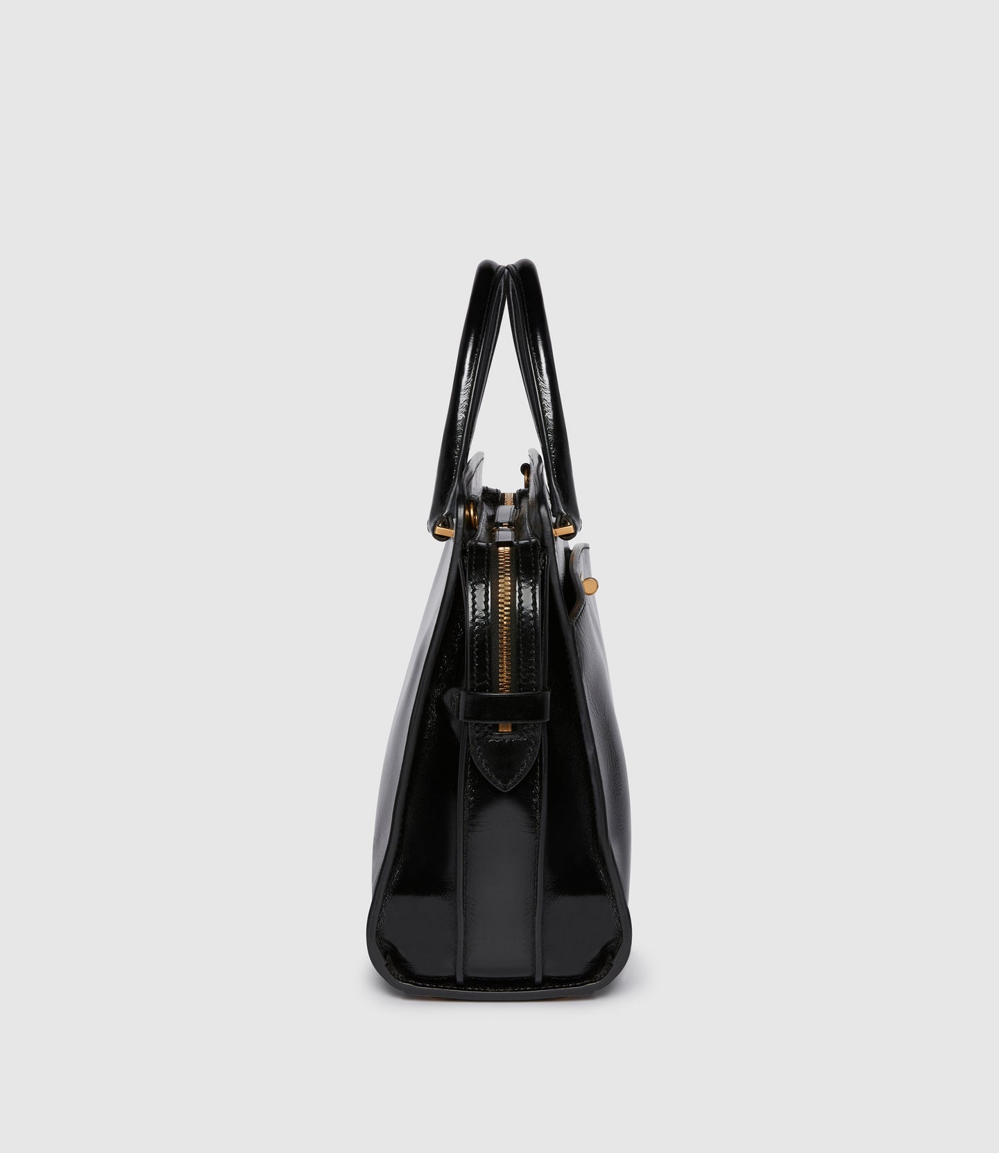 Private Eye Slim Glossy Calfskin Black