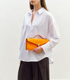Edge Clutch Nubuck Tangerine