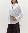 Edge Clutch Suede Terra