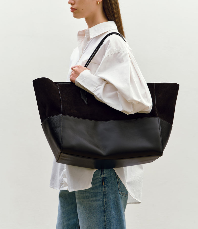 Incognito Large Elvis with Suede Black