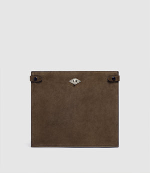Stowaway Crossbody Suede Clay