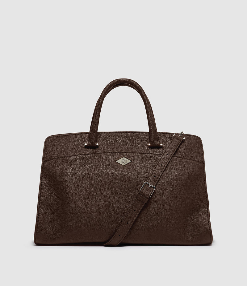 Private Eye Soft Grain Leather Café