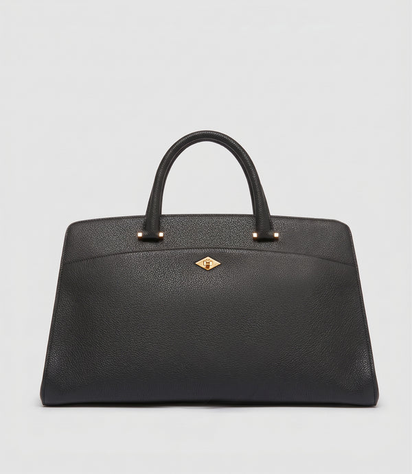 Private Eye Large Soft Grain Leather Black