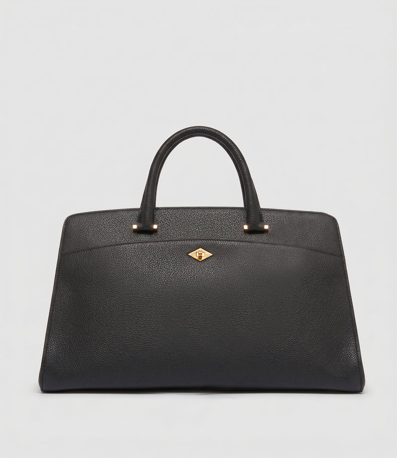 Private Eye Large Soft Grain Leather Black