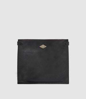 Stowaway Crossbody Soft Grain Leather Black