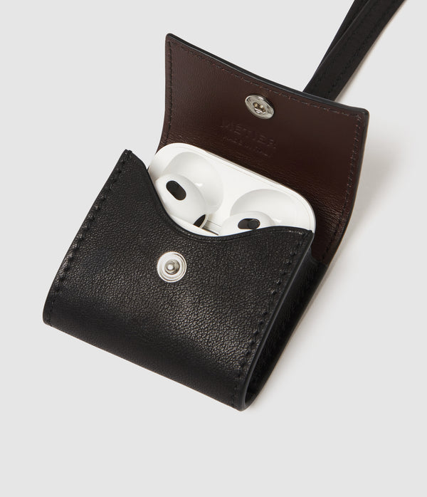 Roma Charm Smooth Calfskin Black