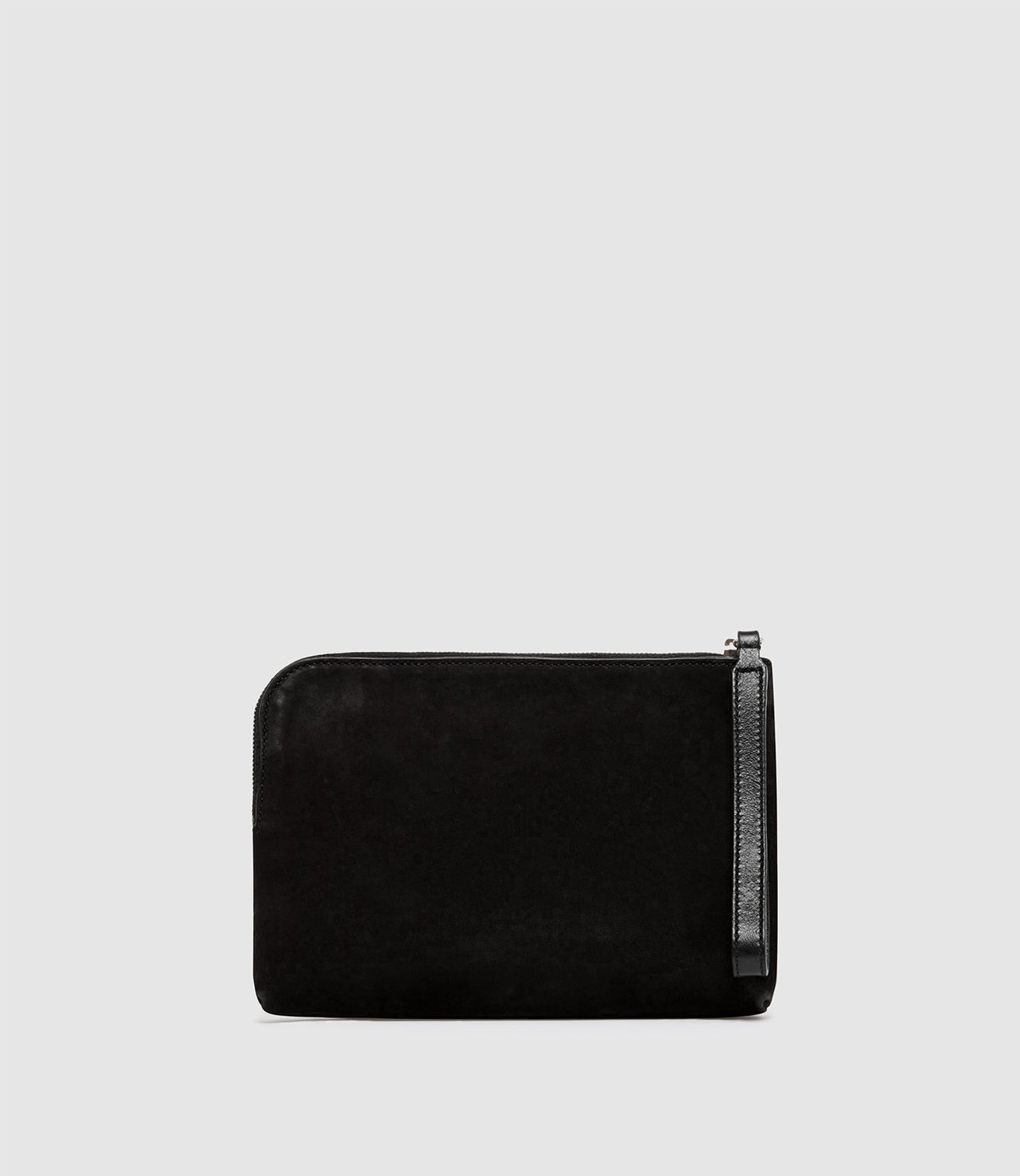 Wristlet Clutch Nubuck Black with Elvis Black