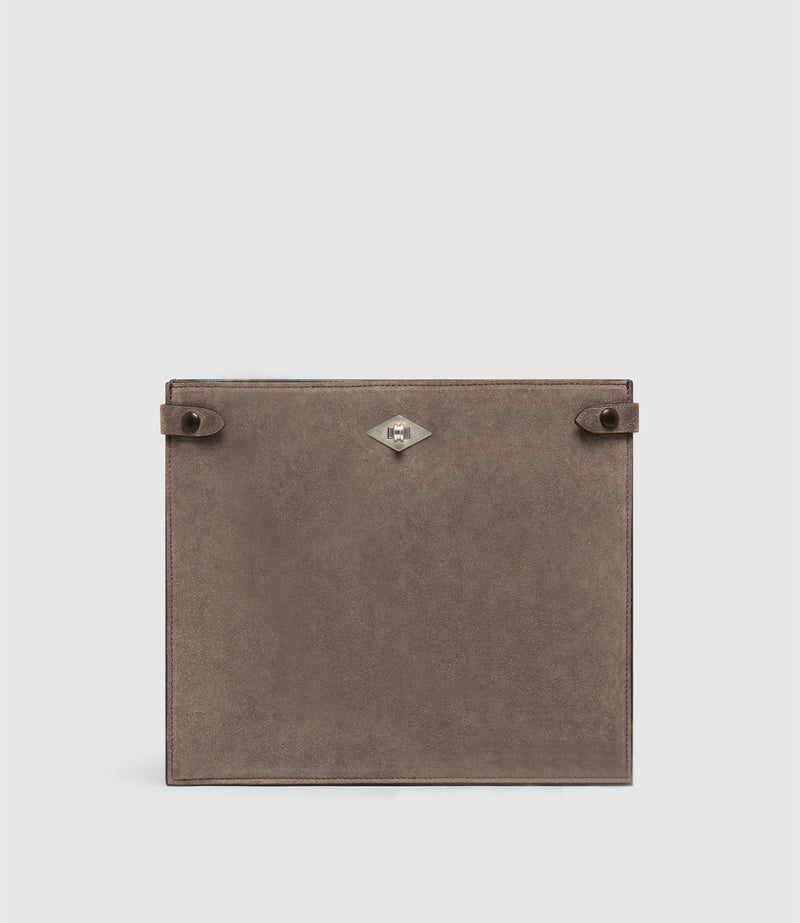 Stowaway Crossbody Suede Clay