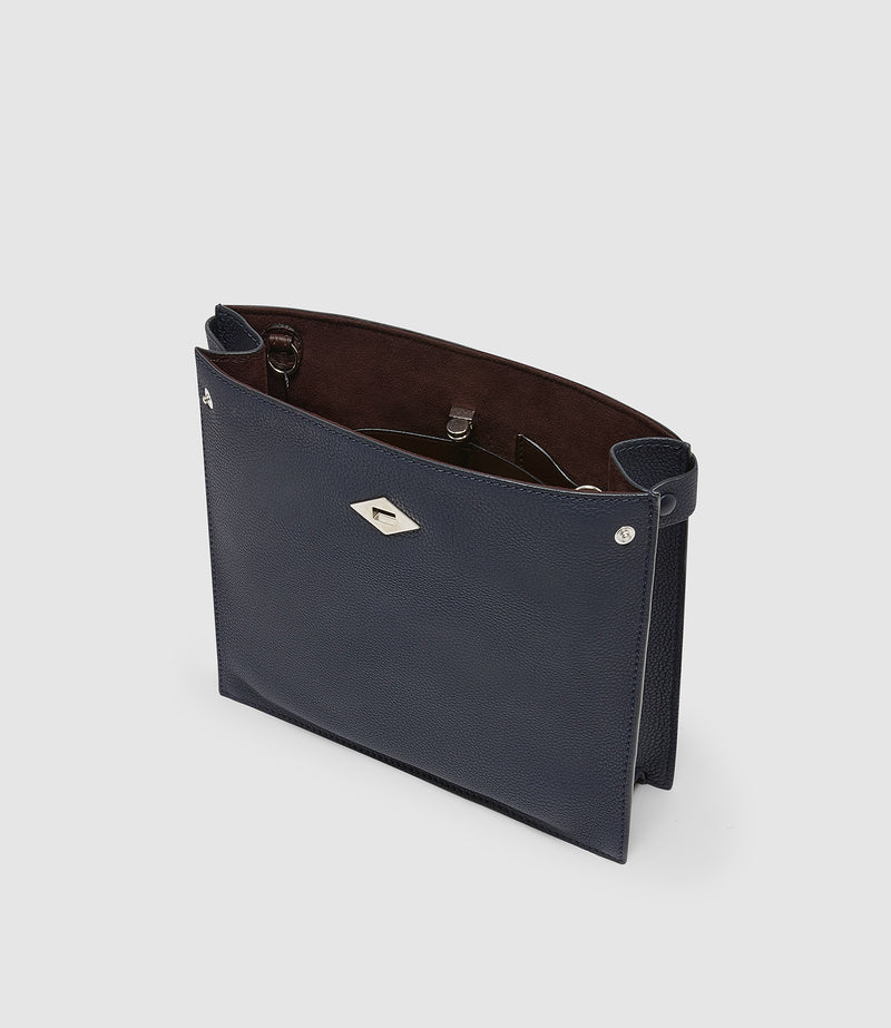 Stowaway Crossbody Soft Grain Leather Midnight