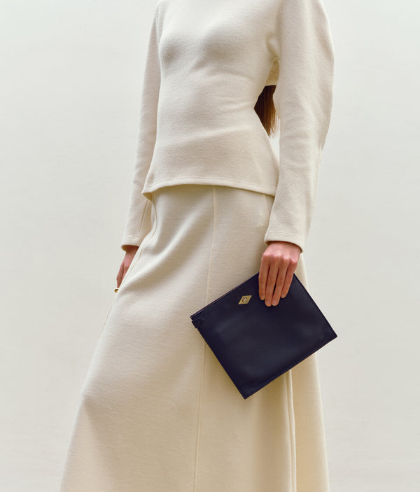 Stowaway Crossbody Soft Grain Leather Midnight