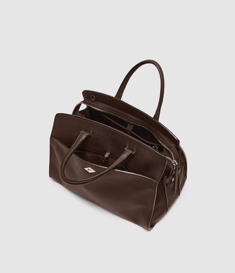 Private Eye Soft Grain Leather Café