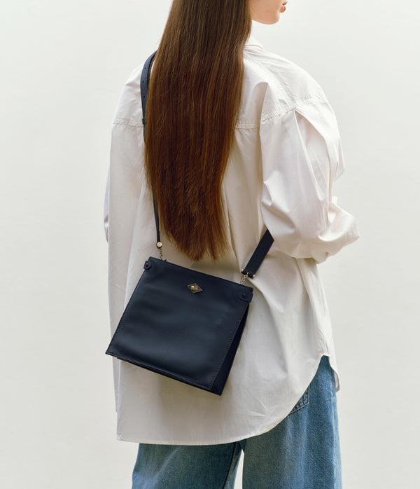 Stowaway Crossbody Soft Grain Leather Midnight
