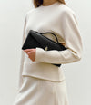 Edge Clutch Buttery Nappa Black
