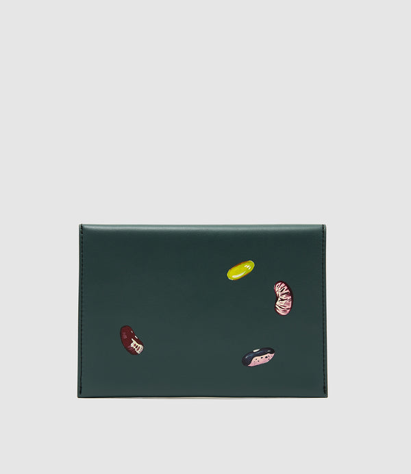 Métier x Gohar World A6 Envelope Smooth Calfskin Green