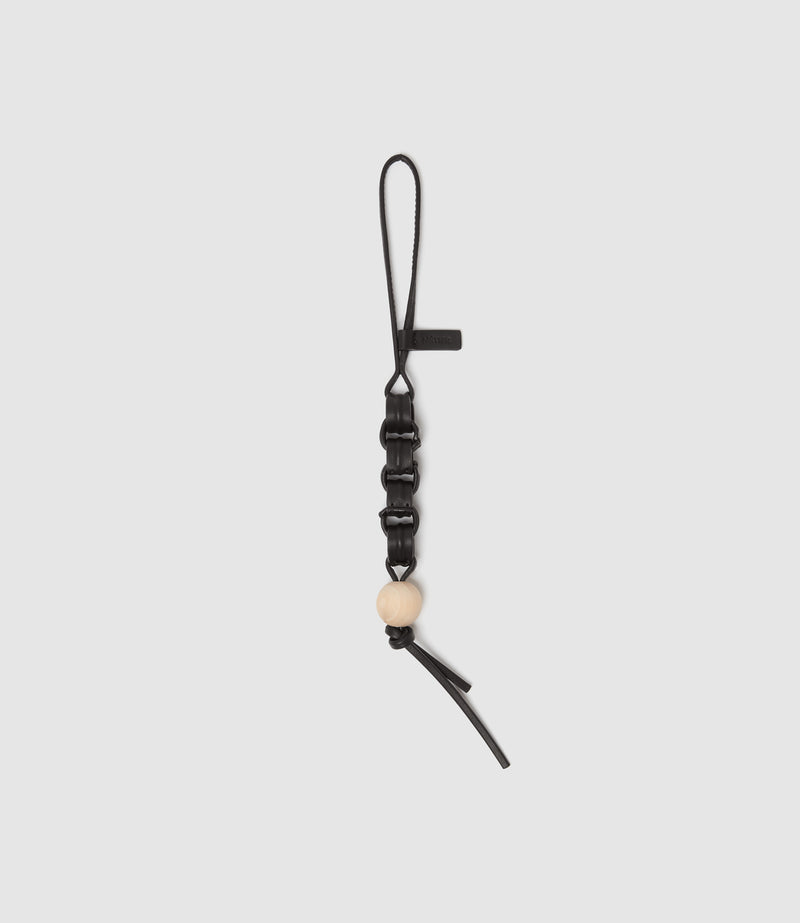 Aquilone Ball Charm Smooth Calfskin Black