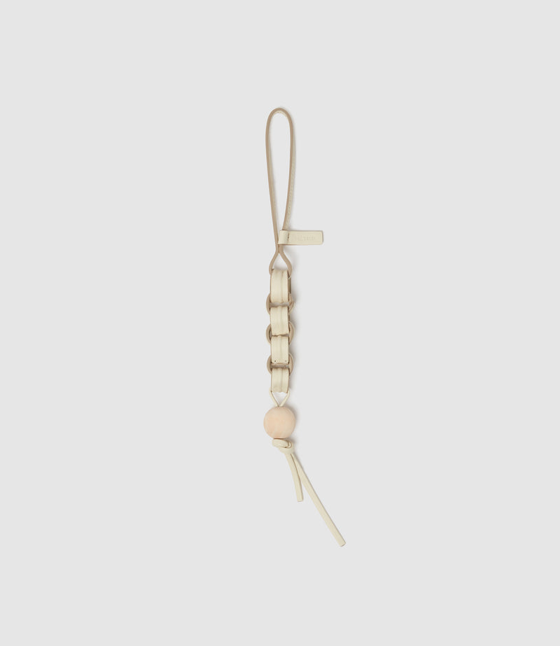 Aquilone Ball Charm Ultralight Calfskin White Sand