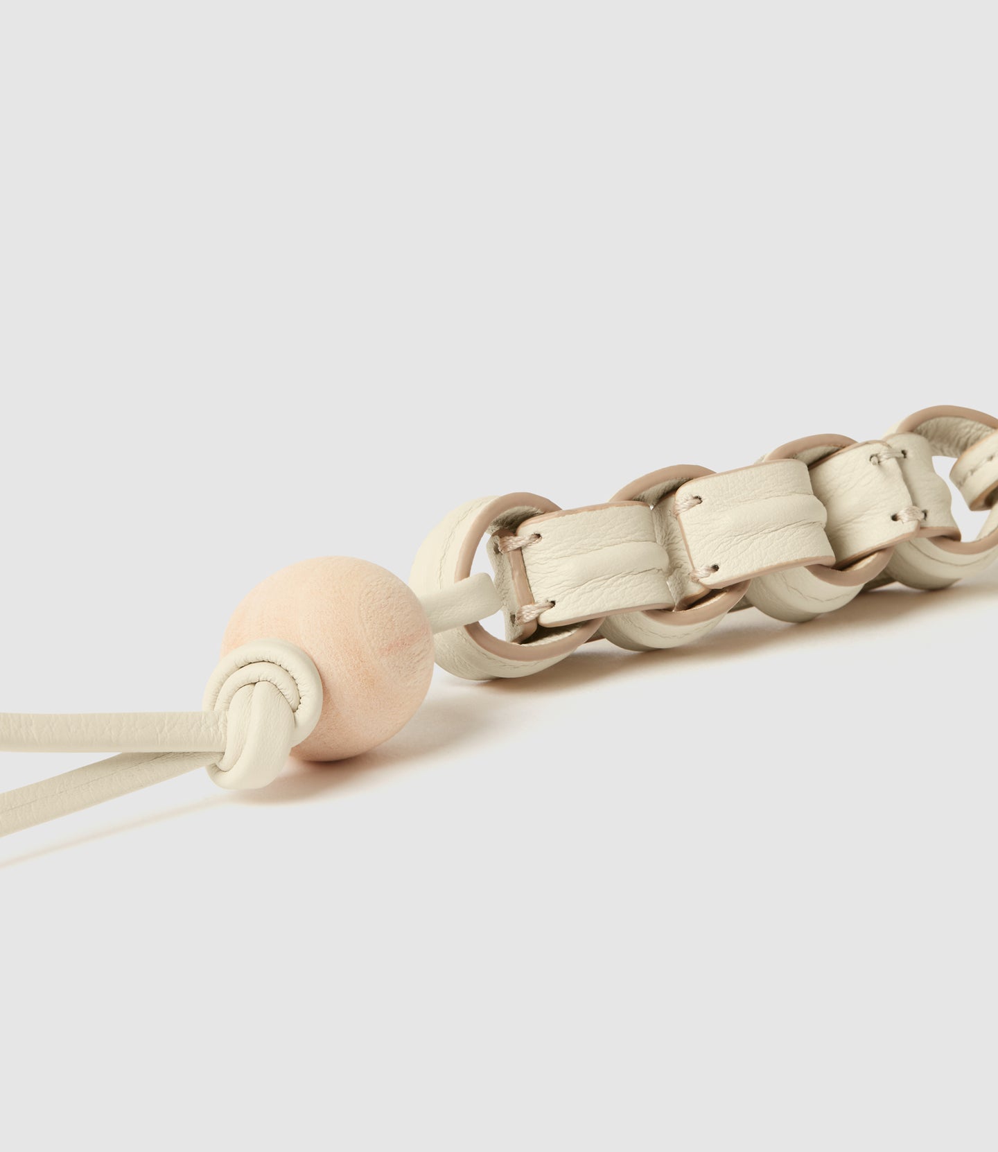 Aquilone Ball Charm Ultralight Calfskin White Sand