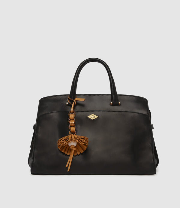 Aquilone Flower Charm Ultralight Calfskin Tan