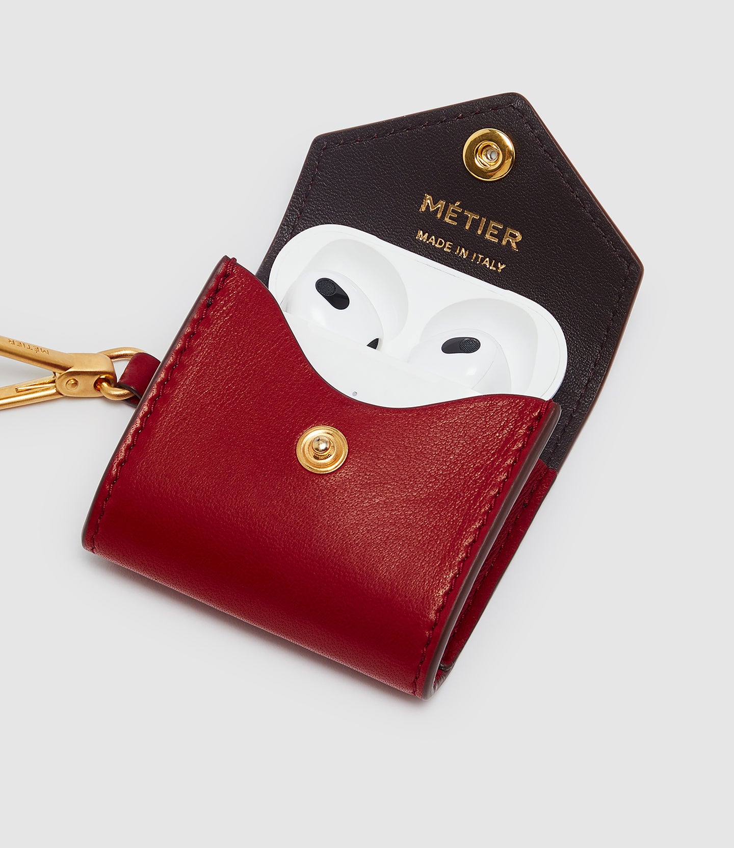 Airpods Case Buttery Nappa Pomodoro