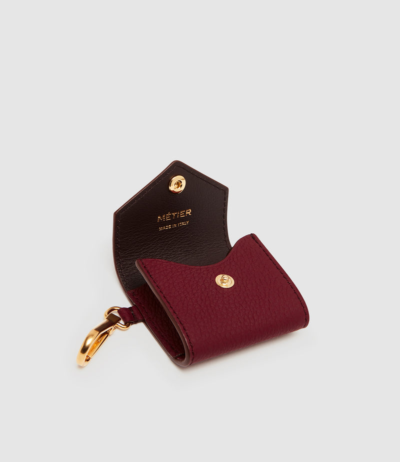 AirPods Case Soft Grain Rosso
