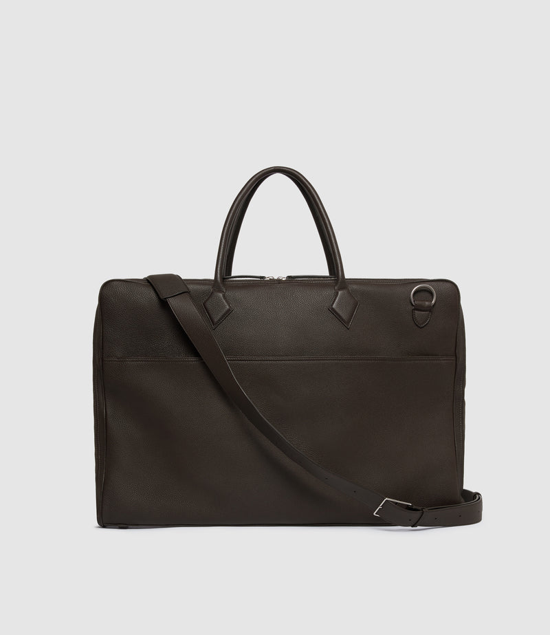 Closer Suit Carrier Pebble Grain Chocolate