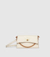 Roma Mini Clutch Smooth Calfskin White Sand