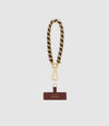 Wristlet Chain Strap Elvis Black with Gold Hardware