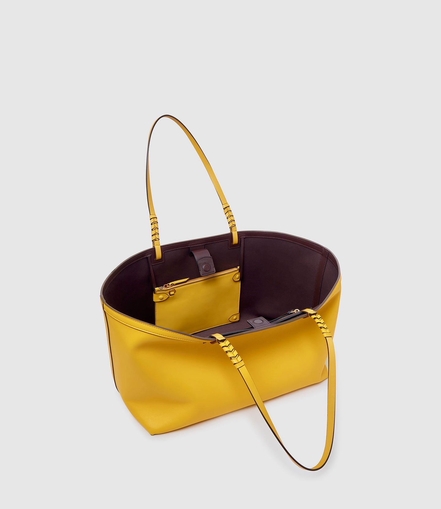 Cala 42 Nappa Plongè Calfskin Izamal Yellow