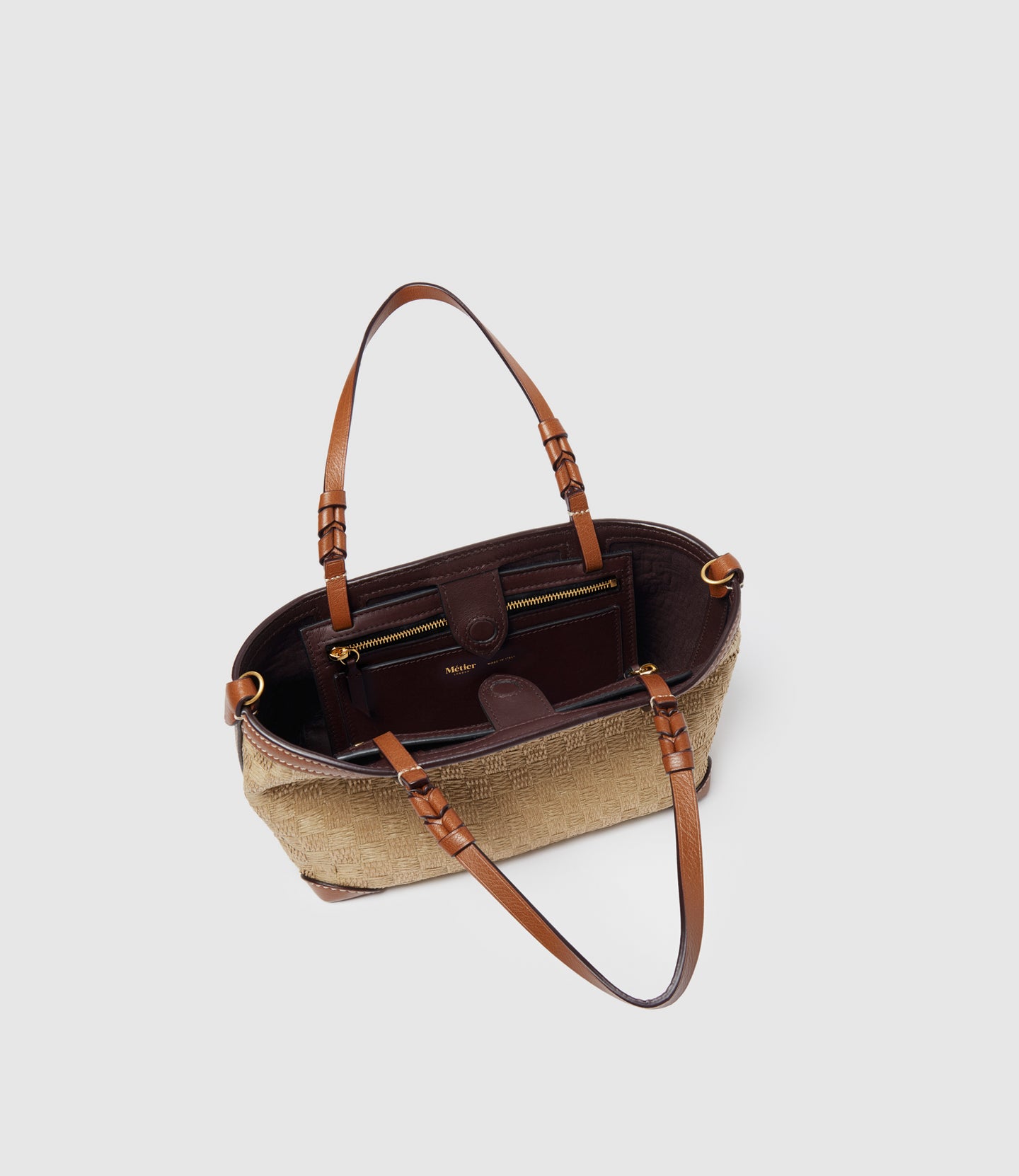 Cala 21 Woven Fabric Sahara with Buffalo Cognac