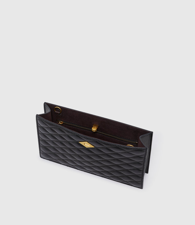 Ease 20 Nappa Diamond Quilt Black