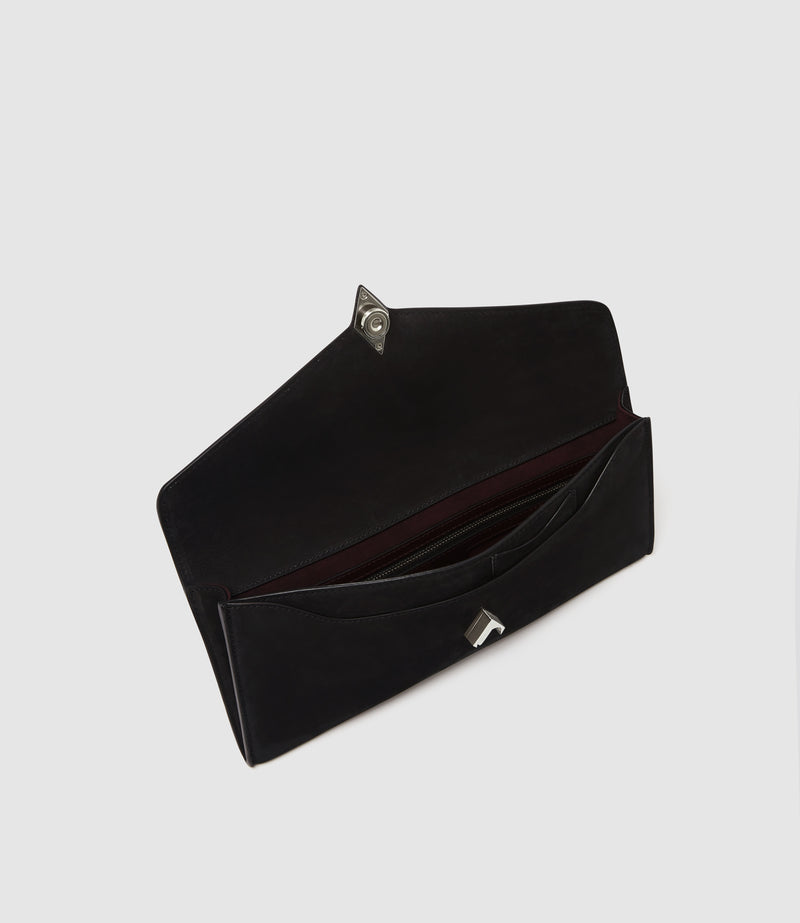 Edge Clutch Nubuck Black