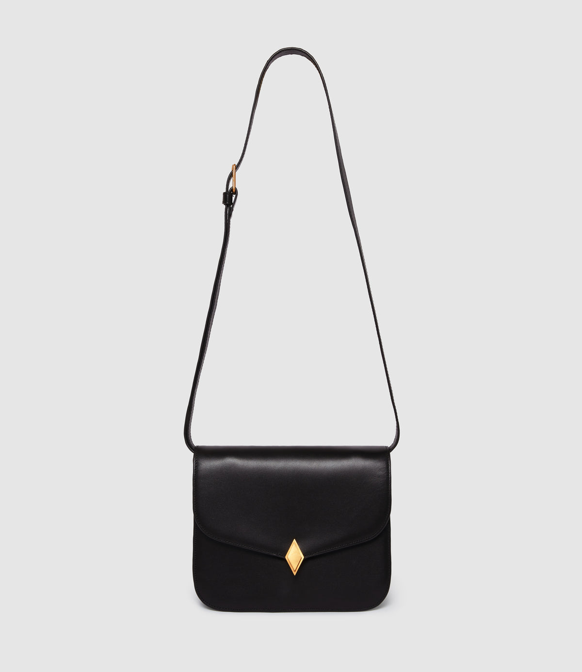 Edge Shoulder Bag Palmellato Black