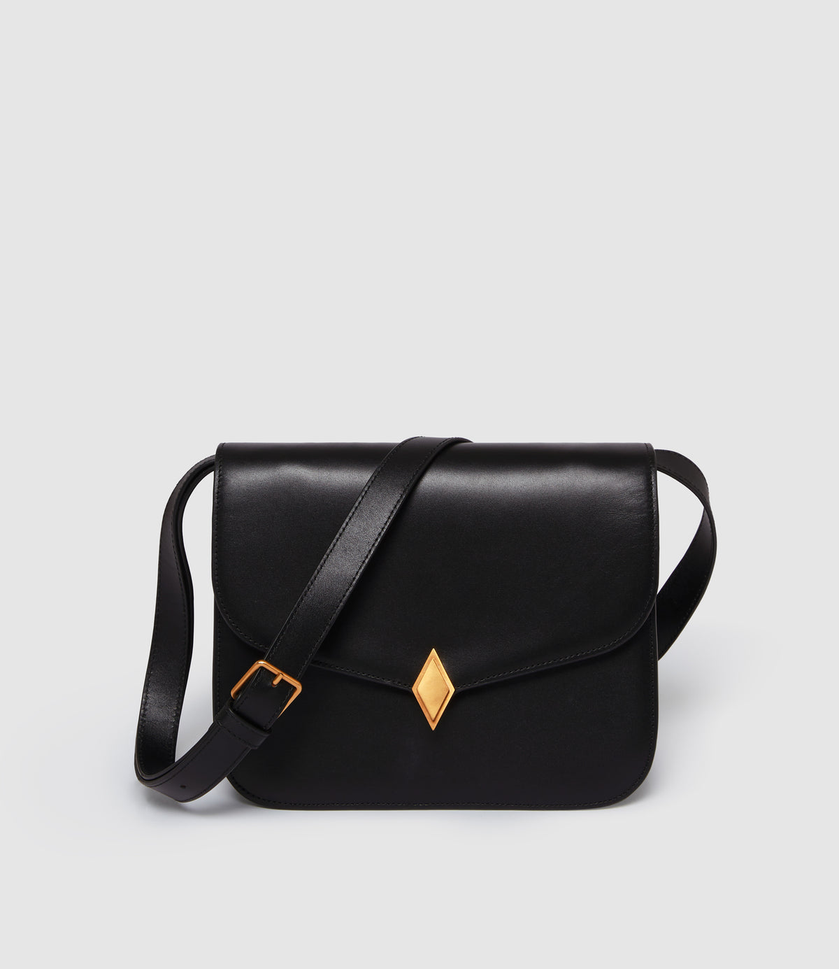 Edge Shoulder Bag Palmellato Black