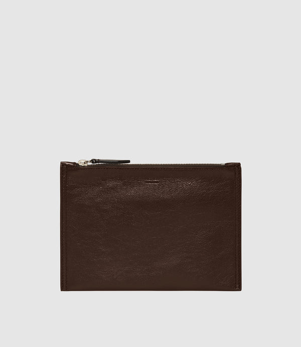 Small Flat Pouch Elvis Walnut