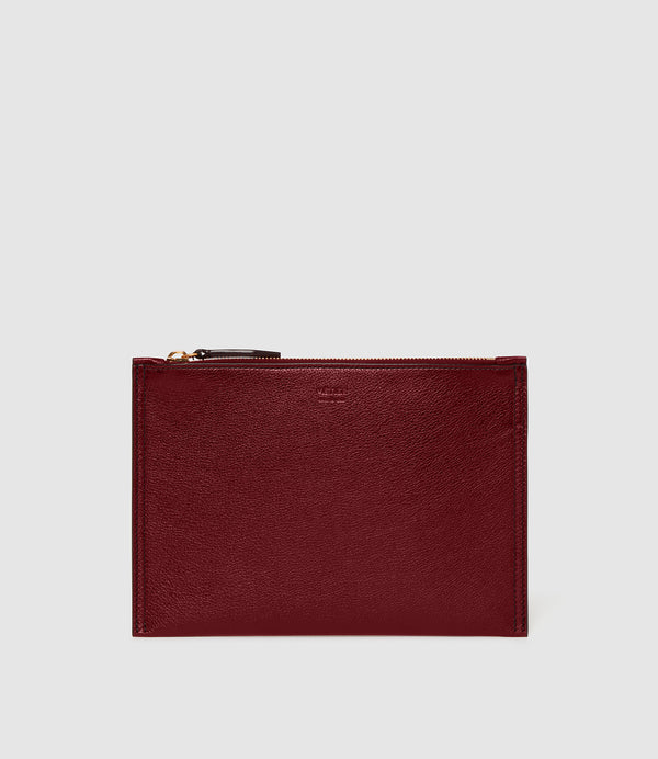 Small Flat Pouch Elvis Dark Cherry