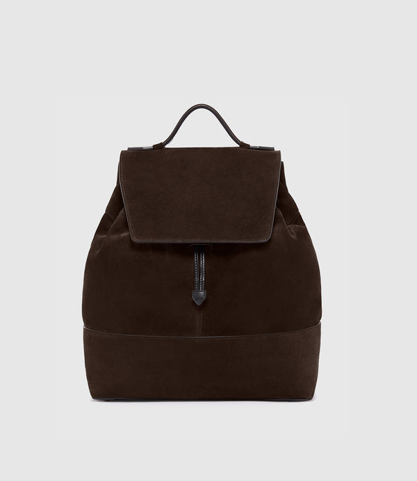 Glide Backpack Suede Chocolate