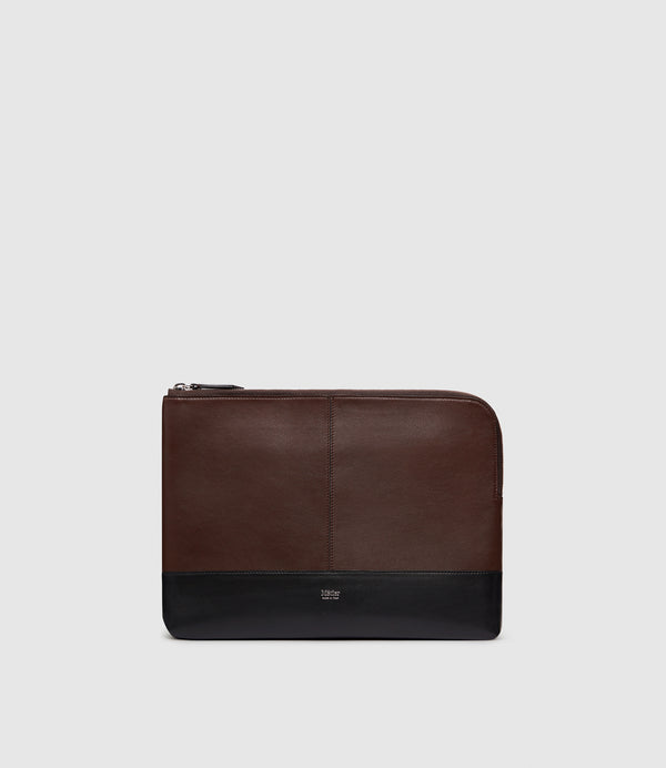 Glide Folio Rodeo Maduro Brown With Bull Calf Black