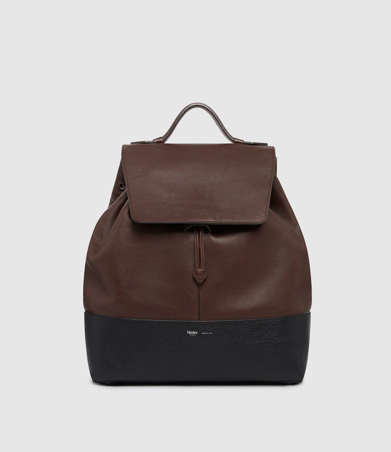 Glide Backpack Rodeo Maduro Brown With Full Grain Black