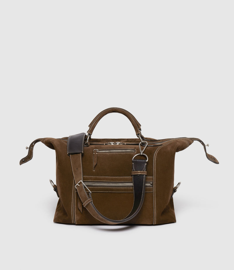 W INDIANA JONES™ Vagabond Messenger Chocolate Suede