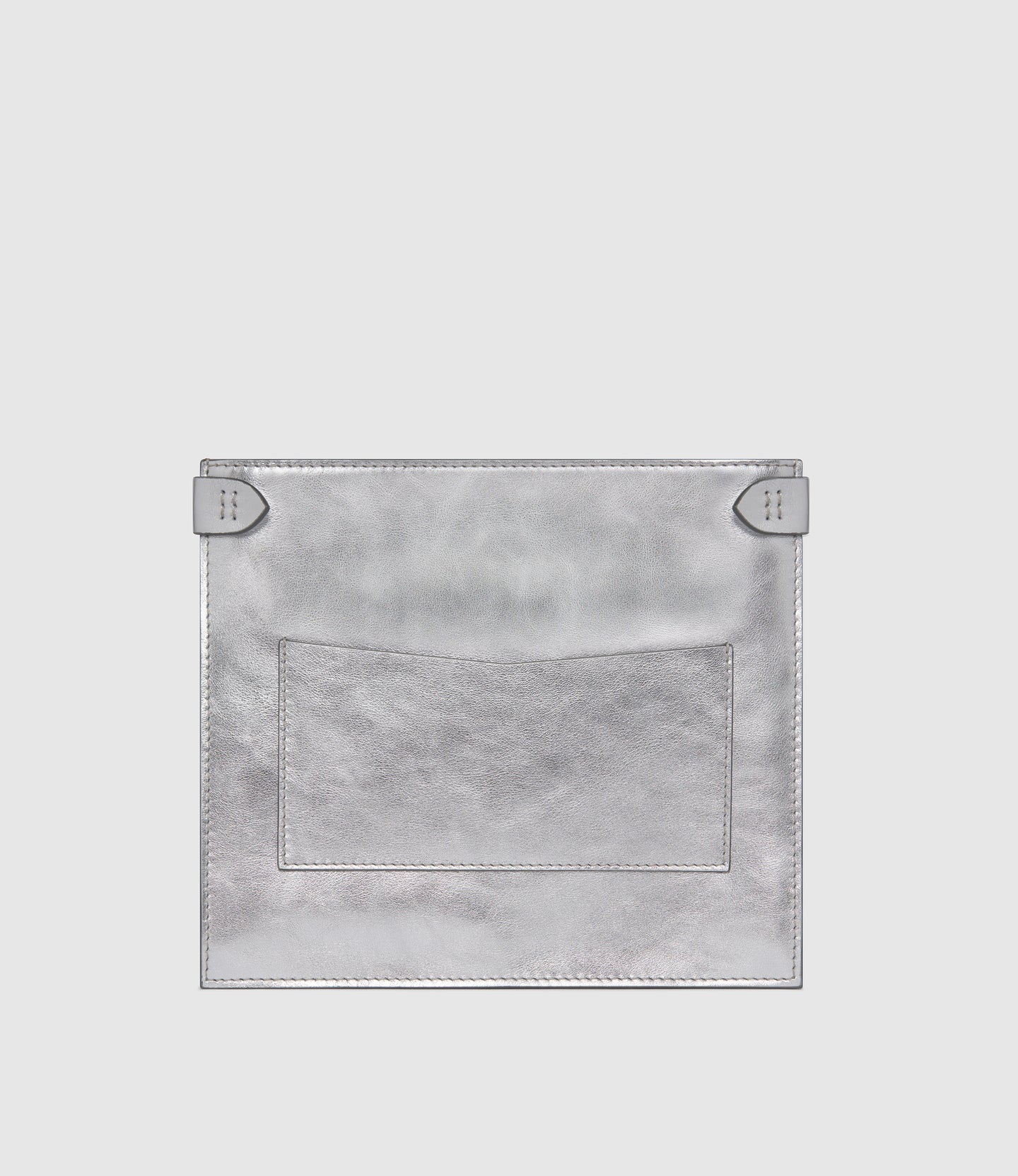 ISSIMO | Métier Stowaway Metallic Calfskin Silver