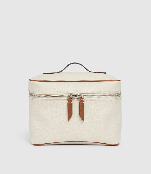 Long Haul Toiletries Pouch Natural Linen