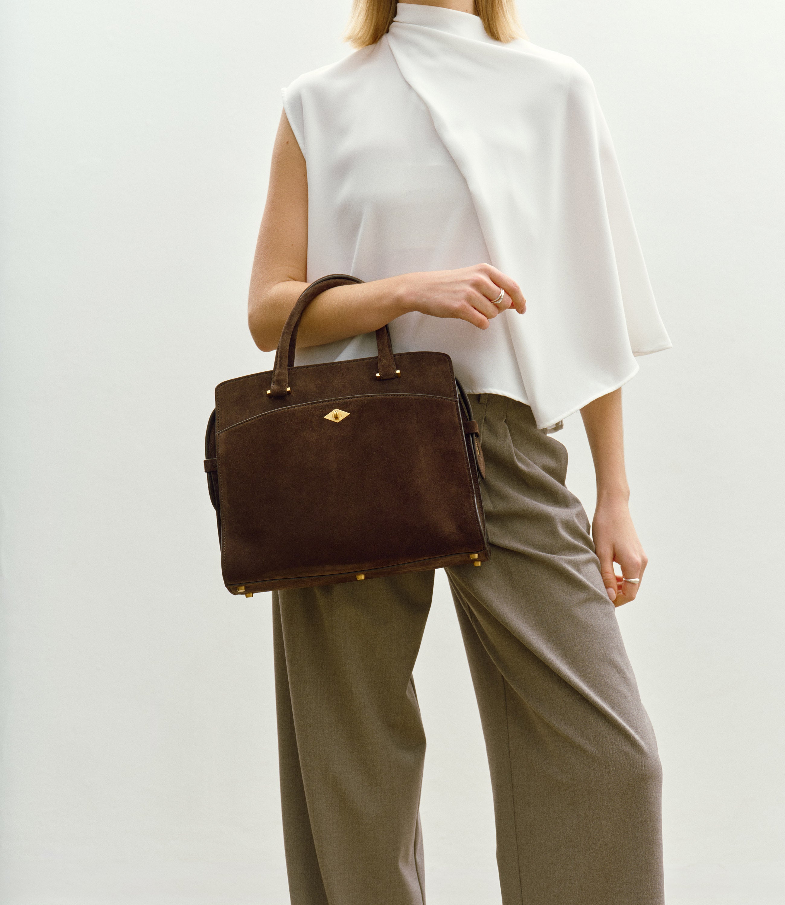 Private Eye Slim Suede Chocolate | Métier