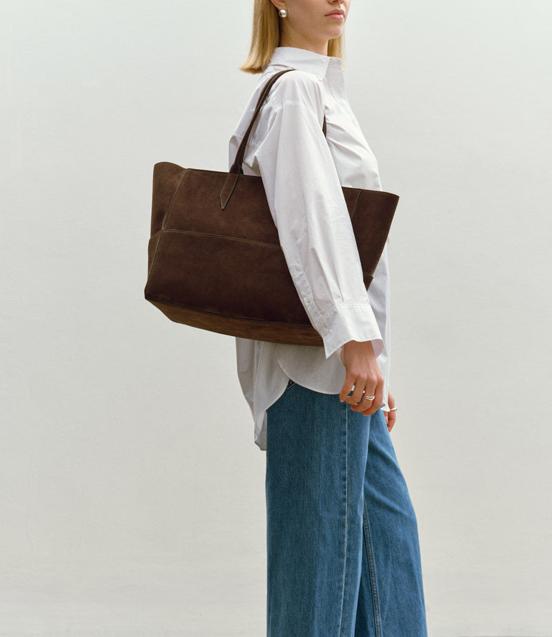 Incognito Small Suede Chocolate